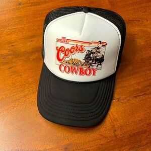 Coors Cowboy trucker hat! 🤠🍻